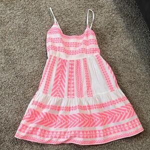 Pink and White womens dress